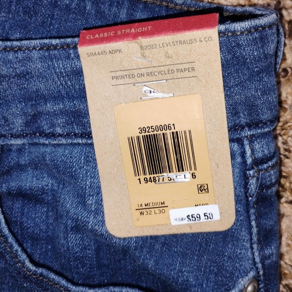 Levi's Curve Classic Boot Cut Women's Size 14 Medium Wash  stretchy Denim 2 X30 - Picture 3 of 5
